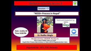 Reducing emissions from deforestation and forest degradation amp its process in nepalDr Radha Wagle [upl. by Savell784]