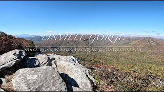 Linville Gorge Table RockDevils Cellar 4K [upl. by Yemerej]