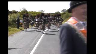 TOMMIE GORMAN REPORTS AS THOUSANDS ATTEND 12TH OF JULY CELEBRATIONS IN ROSSNOWLAGH DONEGAL IRELAND [upl. by Eked226]