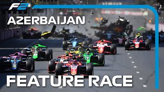 F2 Feature Race Highlights  2024 Azerbaijan Grand Prix [upl. by Anaid]