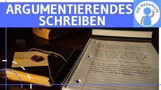 Materialgestütztes Schreiben eines argumentierendes Textes  Kommentar Essay etc verfassen [upl. by Dressler493]