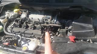 2004 Nissan XTrail qr25 throttle body clean relearn procedure idle hunting high revs engine light [upl. by Markos]