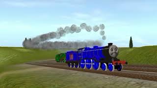 Flying Star VS miguelthedarkbluelnerb1250 Test Run Trainz [upl. by Rikahs]