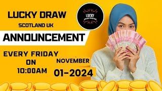 UK Draw Master Weekly Lucky Winner Announcement  Every Friday  Date NOV 012024  Morning 10AM [upl. by Bethanne848]