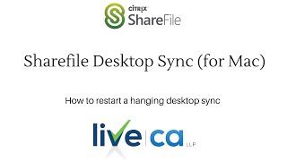 How to restart Sharefile for Mac [upl. by Eneles]