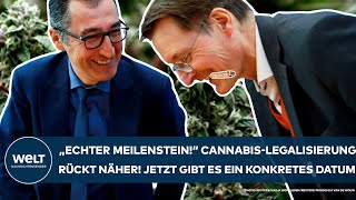 DEUTSCHLAND quotEin echter Meilensteinquot CannabisLegalisierung rückt näher  Jetzt gibt es ein Datum [upl. by Yekcim707]