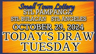 STL BULACAN STL PAMPANGA STL ANGELES RESULT TODAY DRAW OCTOBER 29 2024 [upl. by Griffis]