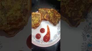 Bread omelette 😉special breakfast 10mint shortsviral toast egg [upl. by Snilloc]