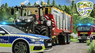 LS22  REIFENPLATZER mit vollem LADEWAGEN Sperrung auf der BRÜCKE 366  Farming Simulator 22 [upl. by Imnubulo848]