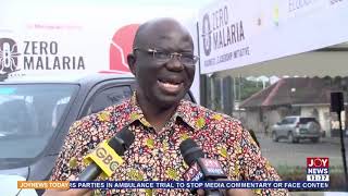 Fight Against Malaria Ecobank Ghana donates pickup truck microscopes and tablets to GHS [upl. by Hanauq24]