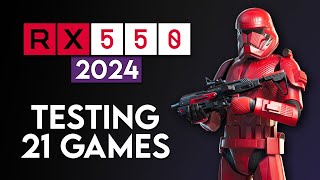 ¡Increíble ¿RX 550 4GB capaz de Jugar Juegos en 2023  Test y Análisis 🤔 [upl. by Yvon371]