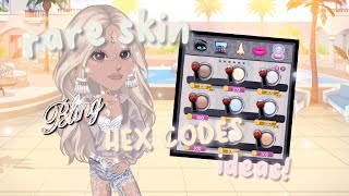 MSP RARE SKIN HEX CODES IDEAS [upl. by Assyn]