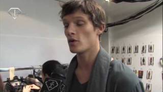 FashionTV  FTVcom  MILAN MEN Fall  Winter 10  11  ERMANNO SCERVINO BACKSTAGE [upl. by Bathsheb]