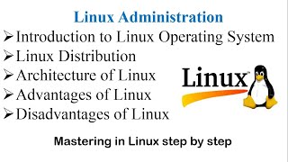 Introduction to Linux Operating System Distributions Architecture Advantages amp Disadvantages [upl. by Rolyab]