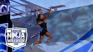 Meagan Martin at AllStars Showdown Stage 3  American Ninja Warrior [upl. by Aicinad]