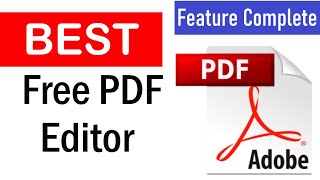 Best FREE PDF Editor  How To Edit PDF File in Laptop  How to Edit PDF with LibreOffice PDF Editor [upl. by Pickard]