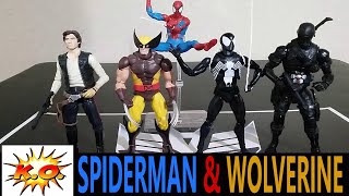 CT Mafex138 XMen Medicom Toy Wolverine Brown 147 SpiderMan Venom 185 Peter Parker Comic Version [upl. by Der575]