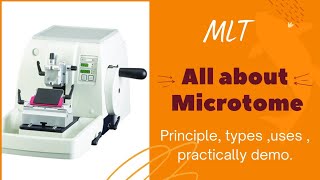 How to use Microtome in histopathology Lab Practically Demo [upl. by Tyrrell675]