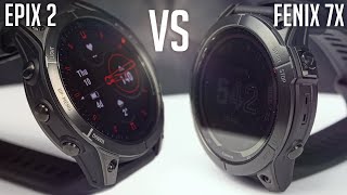 Garmin Epix 2 Premières impressions VS Fenix 7X [upl. by Ardnoik]