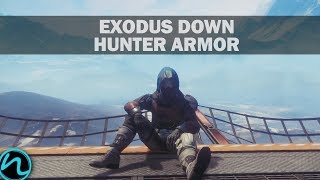 Destiny 2  Exodus Down Hunter Armor Set [upl. by Erdnaek]