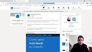 Como interagir no LinkedIn como uma empresa 💻💼 [upl. by Matland846]