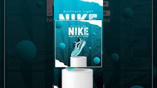 Nike shoes post design in photoshop [upl. by Tolecnal312]