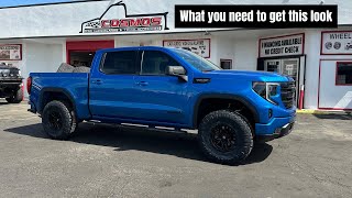 2024 GMC Sierra 1500  35quot Rough Country Lift Kit and 35quot Tires [upl. by Enorel]