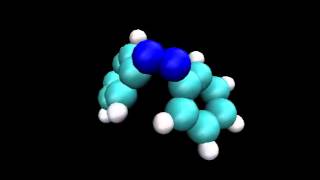 Simulation of photoisomerization of cisazobenzene [upl. by Iharas61]