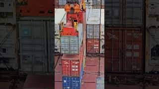 Cargo Loading 😍marine automobile plz travel ocean waves news channel viral video [upl. by Kimbell]