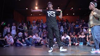 Skitzo vs Janae 1vs1 All Styles Top 4 Style Warz 2014  Dancersglobaltv [upl. by Cockburn]