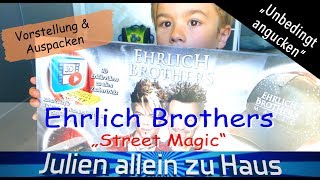 AUSPACKEN Ehrlich Brothers quotStreet Magicquot Zauberkasten JulienAlleinZuHaus [upl. by Ziza481]