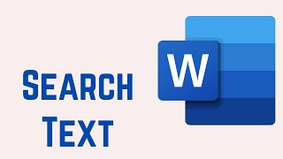 How to Search for Text in MS Word  How to search for words in a Word document [upl. by Neffirg]