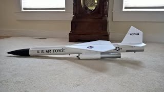 RC Bomarc Missile flying on estes E12 rocket motor [upl. by Alsi]