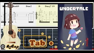 Guitar Tab  Megalovania Undertale OST Fingerstyle Tutorial Sheet Lesson Anp [upl. by Aikyt162]