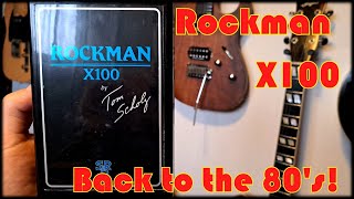 Rockman X100 Headphone Amp 1980s [upl. by Eseryt]