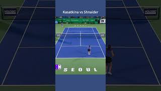 2024 Seoul Open SF Kasatkina vs Shnaider 63 64 wta sports wtatour [upl. by Nafis]