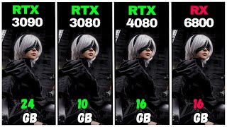 Rx 6800 Vs RTX 3080 Vs RTX 3090 Vs RTX 4080  Comparing average fps In 16 Popular Games [upl. by Bronez]