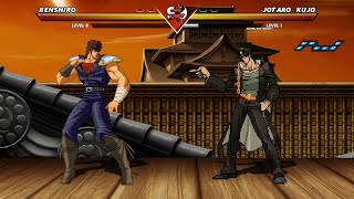 KENSHIRO vs JOTARO KUJO  Highest Level Awesome Fight [upl. by Brit]