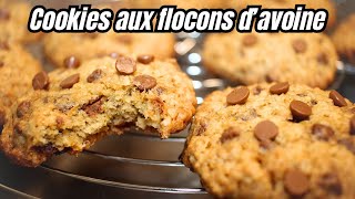 Cookies flocons davoine et chocolat [upl. by Einoj]