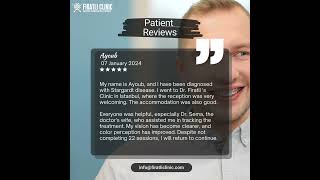 Check out our Stargardts Disease Patient Ayoubs Review regarding his treatment at FıratlıClinic [upl. by Aiht]