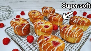 How To Make Raspberry Lemon Drizzle Friands  Recipes At A Glance [upl. by Garik568]