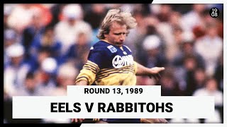 Parramatta Eels v South Sydney Rabbitohs  Round 13 1989  Match Replay  NRL Throwback [upl. by Uzzial]