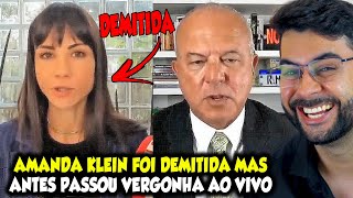 AMANDA KLEIN FOI DEMITIDA MAS ANTES DE IR EMBORA PASSOU VERGONHA AO VIVO [upl. by Lehman218]