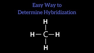 EASY Method to Find the Hybridization of an Atom  Chemistry [upl. by Yemiaj]