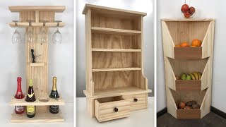 3 Proyectos en Madera Que debes Hacer Alguna Vez  Tutorial de Carpinteria [upl. by Ettebab]