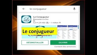 le conjugueur  كيف تجعل هاتفك النقال مساعدا لك في القسم و الدراسة [upl. by Alberta]