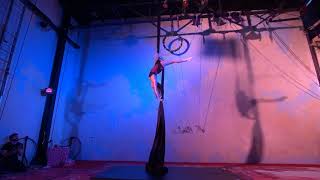 Laura Emiola Aerial Artist  quotThe Greatest Showmanquot  Aerial Silks Act [upl. by Croydon963]