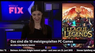 Die 10 meistgespielten PCGames  Weekly Fix 93 IGN DE [upl. by Corrina]