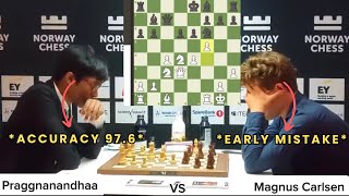 Praggnanandhaa Vs Magnus Carlsen  Norway Chess • 2024 [upl. by Afnin]