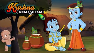 Chhota Bheem aur Krishna  Dholakpur mein Krishna  Janmashtami Special Video  Cartoons for Kids [upl. by Magena]